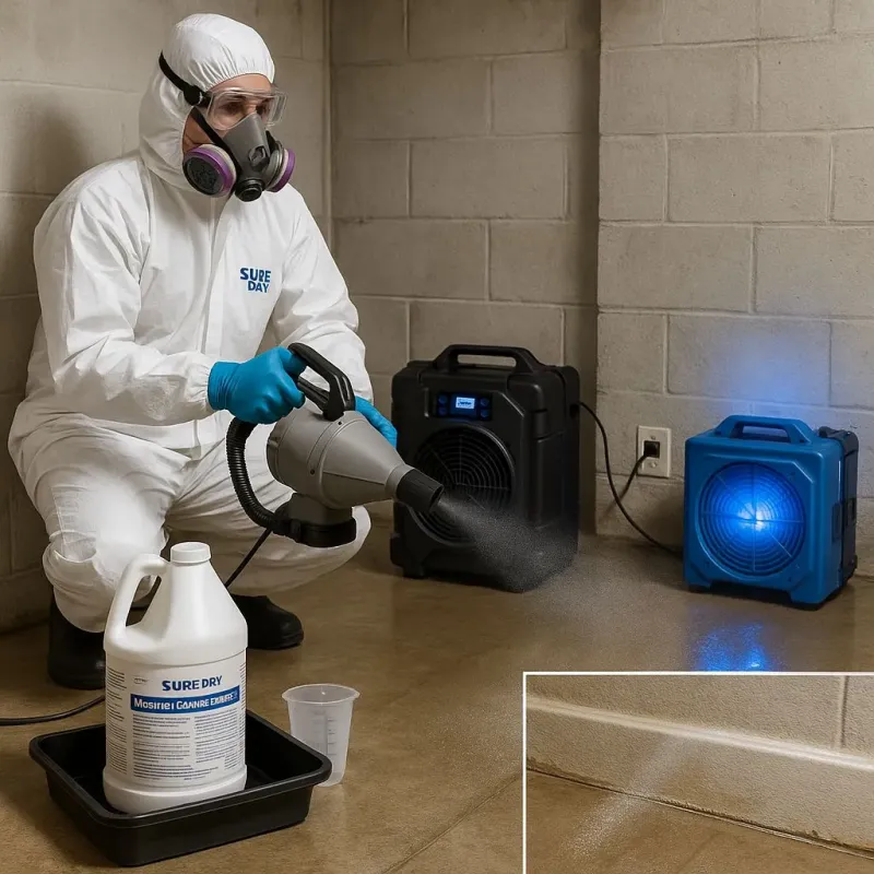Sanitization and Odor Removal process in Nassau County, FL